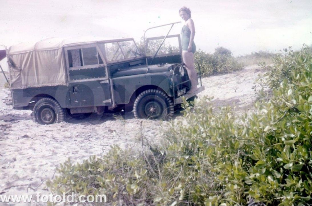 Historic Land Rover photograph from Angola