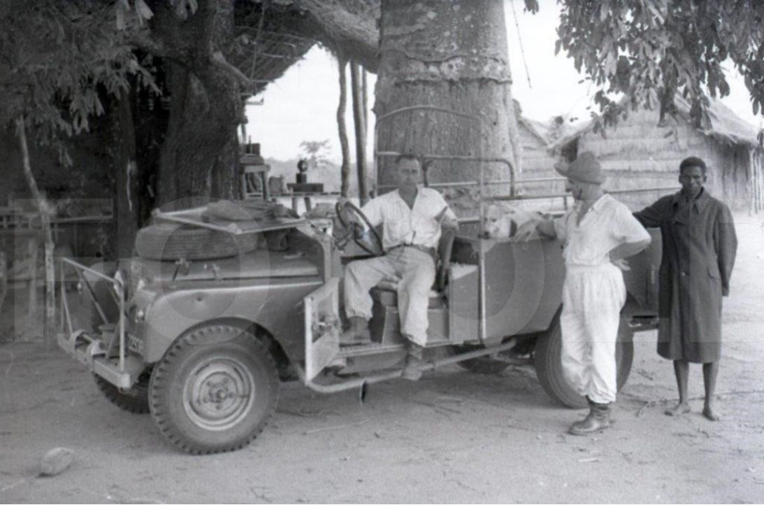 Historic Land Rover photograph from Angola