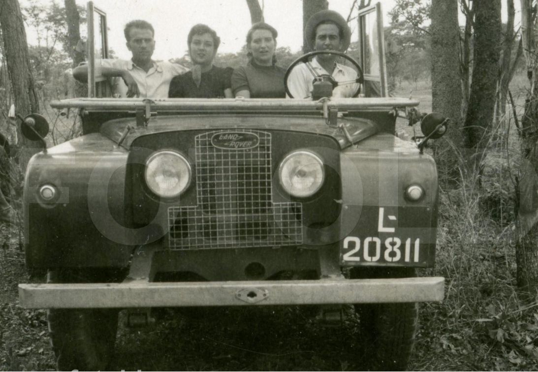 Historic Land Rover photograph from Angola