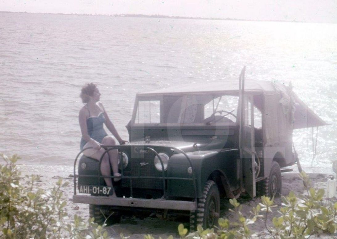 Historic Land Rover photograph from Angola