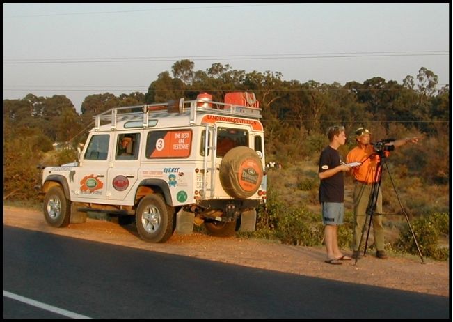 Land Rover expedition photograph in Angola