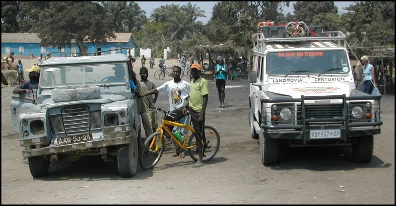 Land Rover encountered in Angola